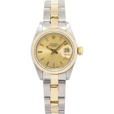 Rolex Clasp Wrist Watches Rolex Datejust 26mm Women Stainless Steel Yellow Gold One Size