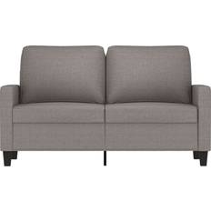 vidaXL 2-Sitssoffa Taupe 120 cm Tyg Soffa 120cm