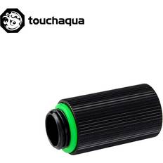 Bitspower Bitspower Touchaqua G1/4 30mm Male To Female Extend Fittings Water Cooler Kit Connector Black Silver TA-F63