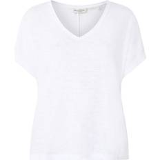 Women's V-neck T-shirt - Blanc