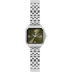 Olivia Burton Silver Grosvenor Mini Sage Watch