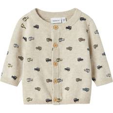 1-3M Cardigans Children's Clothing Name It Organic Cotton Knitted Cardigan