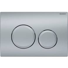 Geberit Delta20 Flush Plate For Dual Flush Matt Chrome