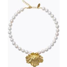 Caroline Svedbom Pärlor Halsband Caroline Svedbom Bibi Pearl Choker Necklace Halsband - Guld