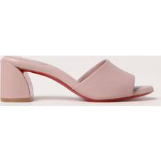 Red - Women Heeled Sandals Christian Louboutin Heeled Sandals - Pink