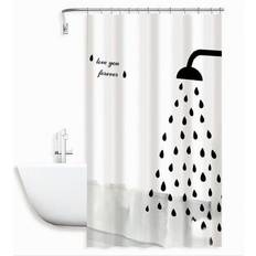 Tende da Doccia Tenda Doccia Antimuffa Love You Forever Impermeabil 180 x 180 cm