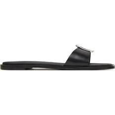 Calvin Klein Slides Calvin Klein Pantoletten Flat Slide W/Ck Hw Big - Schwarz