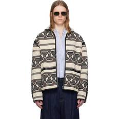 Overtøj Isabel Marant Chaqueta Nelkis - Ecru/Black