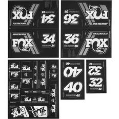Fox Bicycle Forks Fox Fox Racing Shox Heritage Fork and Shock Decal Kit One Size