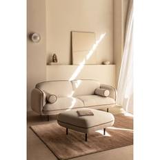 Sklum 3 Posti Con Pouf Biel Tessuto Bianco Divano