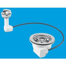 Mcalpine PUS113-CP 1 Inch Pop-Up Basket Strainer Waste 113mm