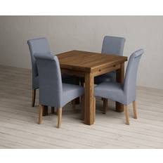 Dining Sets Oak Furniture Superstore Extending Buxton 90cm Rustic Solid Table Dining Set