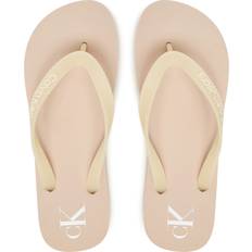 Purple Flip-Flops Calvin Klein Jeans Beach Sandal Transparent - Rosa