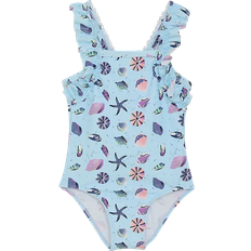 Color Kids Badedragter Color Kids Swimsuit With Frills AOP - Blue