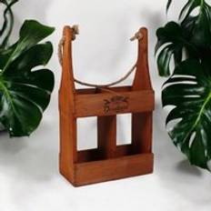 Wine Racks Buttercup Farm 2 Bottle Holder Wood L10 x W21 x H39 cm Wine Rack