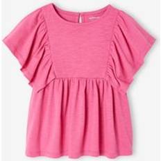 Pink Blouses & Tunics Children's Clothing Vertbaudet Floral Blouse for Girls Peony Pink