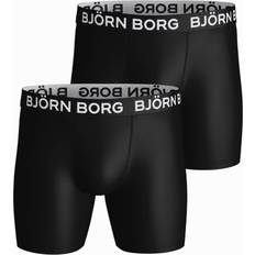 Björn Borg Polyester Kalsonger Björn Borg Sports Microfiber Boxers 2-pack - Black
