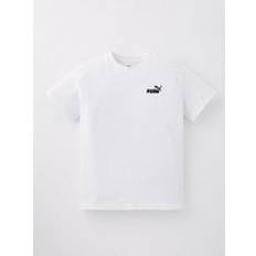 Puma T-shirts Puma Men's ESS Small No. 1 Logo Relaxed Tee Youth - White
