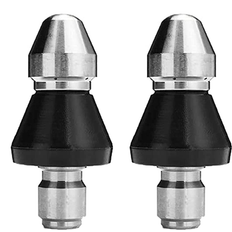 Pressure Washers & Power Washers Torribaly 2pcs Sewer Cleaning Tool High-Pressure Nozzle Stainless Jetter Kit