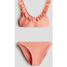 H&M Frill-trimmed Bikini - Orange