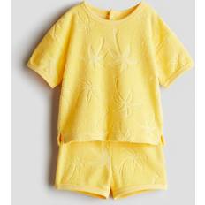 Gula Övriga sets H&M Baby 2-Delat Set I Frotté - Gul