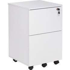 Fibreboards Storage Cabinets Beliani Industrial Office Engineered Wood 2 Drawers Storage Cabinet