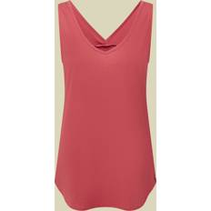 Sherpa Linnen Sherpa Women's Bali V-Neck Tank Topp Dam - Röd