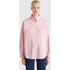 Bluse United Colors of Benetton Chemise Over-fit - Rose
