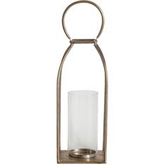 Gold Lanterns Crossland Grove Crossland Grove Edmonton Antique Gold 160x160x380 Mm Lantern