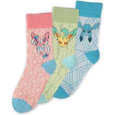 Difuzed Pokémon Socks 3-Pack Eevee Evolution 3.0 - Multifarvet