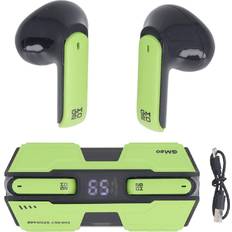 Andoer Bluetooth Earbuds Stereo Low Latency Digital Display Cool Wireless Earphones with Charging Case