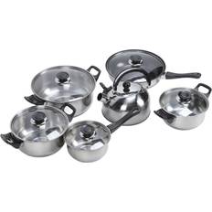 Konnwei Kitchen Stainless Steel Pots Pans Set Cookware Set with lid