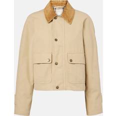 Corduroy Jackets Burberry Cotton Gabardine Jacket - Beige