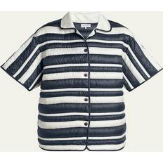 Nylon - Women Shirts Moncler Striped Shirt Camicie Multicolor Donna - Navy