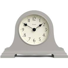 Grey Table Clocks Jones Clocks Speakeasy Mantel Classic Napoleon's Hat Design Grey Table Clock