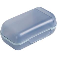 Blue Soap Holders Neoglint Travel Soap Holder Lightweight Multipurpose Portable Soap Dish with Lid