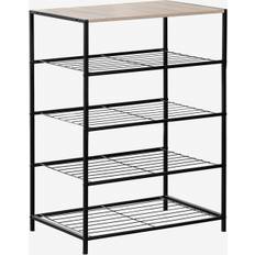 Wooden And Metal Baxter Black & Natural