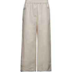 Brunello Cucinelli Juta Linen Bukser - Beige