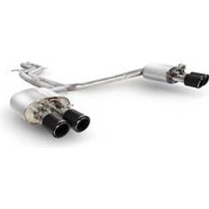 Exhaust Systems Scorpion Non-Resonated 2.75 Half Exhaust System 4x 100mm Round Ascari Carbon Fibre Tailpipes