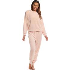 Pretty Woman Coral Fleece Pajama Set - Persika