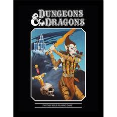 Framed Art Dungeons & Dragons Fantasy Role-Playing Game Poster 40cm x Black Framed Art