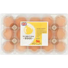 Tesco British Mixed Weight Eggs 805g 15pcs 1pack
