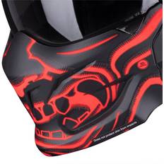 Scorpion exo combat ii Scorpion Exo-combat Ii Spider Web Helmet Chinguard Adult