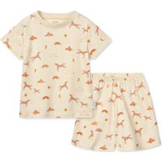 Pyjamasser Børnetøj Liewood Organic Ilford Nattøj - Creme