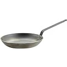 Stekpanna de buyer 28 cm De Buyer Carbone Rund Stekpanna 28 cm Silver