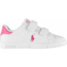 Polo Ralph Lauren Touch Fastening Trainers Infants - White