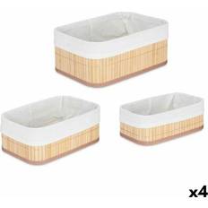 Kipit BA1317-437 Bathroom Organizer Set 31 x 12 x 21 cm 4 Units