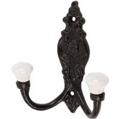 Black Ornate Double White Ceramic 100mm x 115mm
