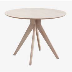 Sklum Round Wooden Sekiz ø100 cm Brown Ash Wood Dining Table