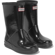 Hunter Wellingtons Hunter Logo-Patch Wellies - Black